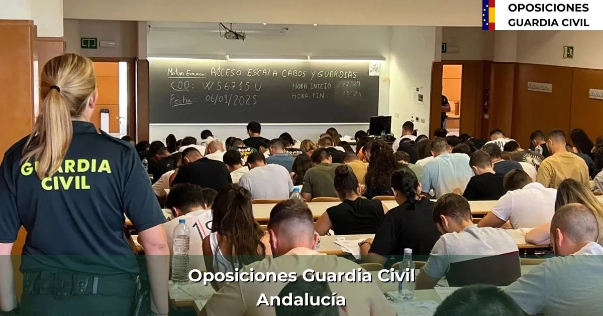 Oposiciones Guardia Civil en Andalucía
