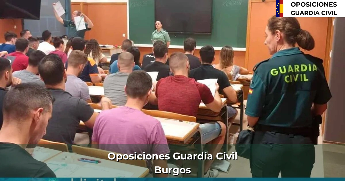 Oposiciones Guardia Civil en Burgos