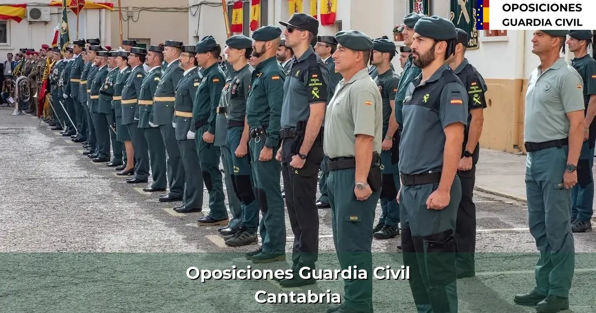 Oposiciones Guardia Civil en Cantabria