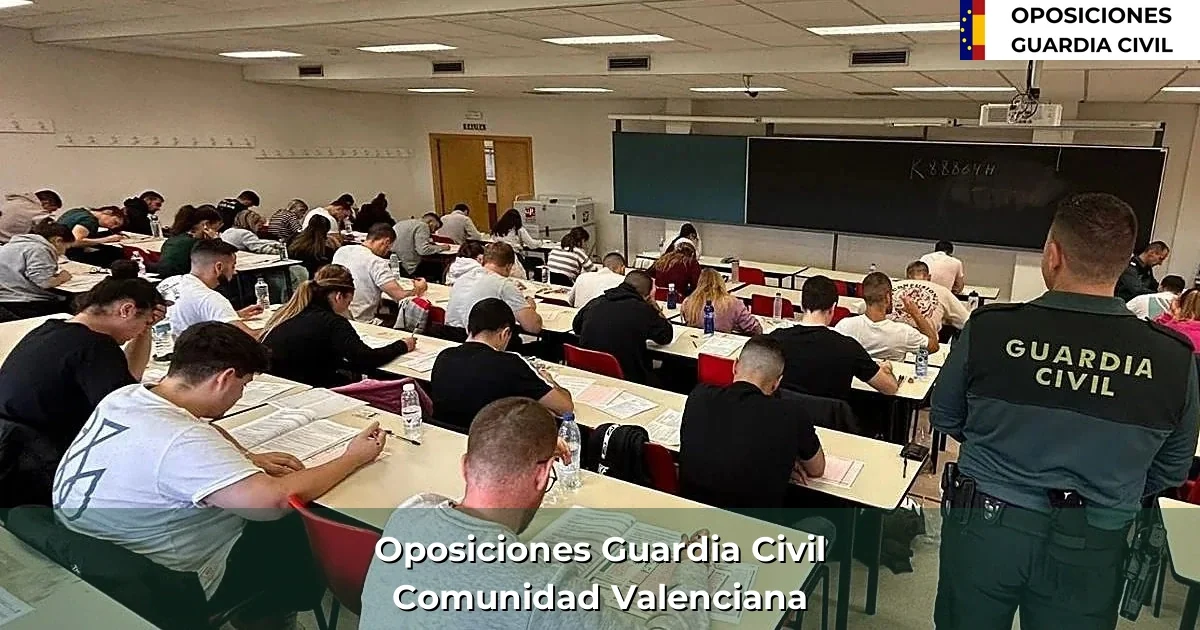 Oposiciones Guardia Civil en Comunidad Valenciana