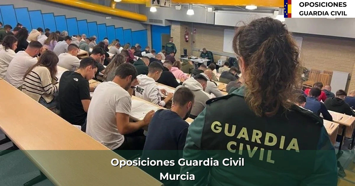 Oposiciones Guardia Civil en Murcia