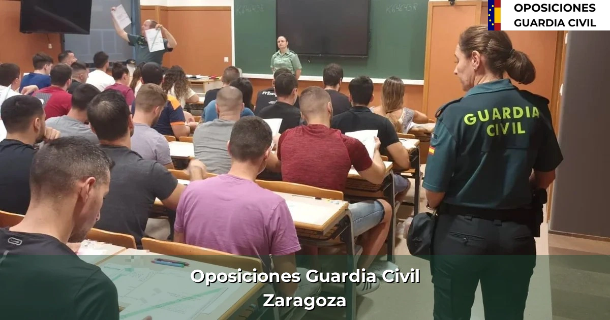 Oposiciones Guardia Civil en Zaragoza